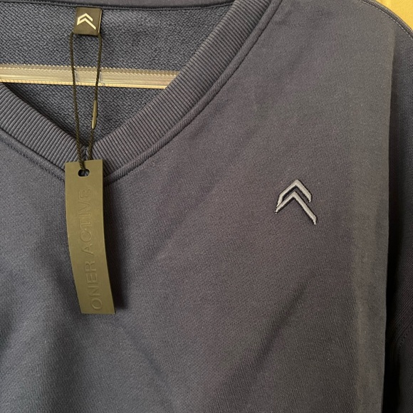 NWT Oner Active Midnight Blue Drop Sweater Size UK Medium - Picture 6 of 8